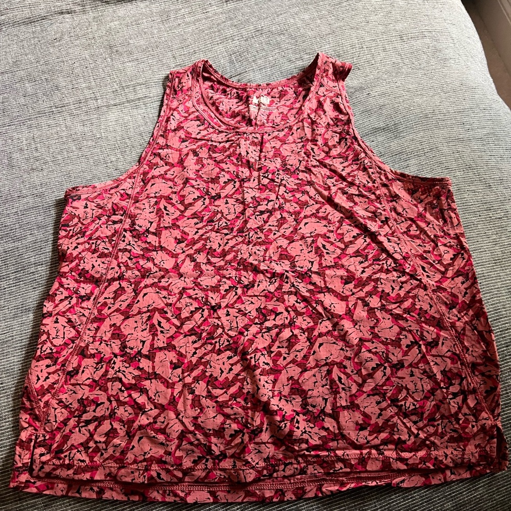 REI Pink Printed Workout Top